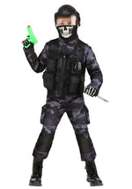 Midnight Navy Seal Costume for Children - US 3204