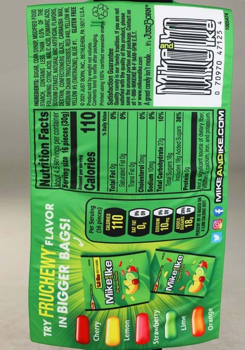 Mike and Ike Candy Costume for Kids - US 7407