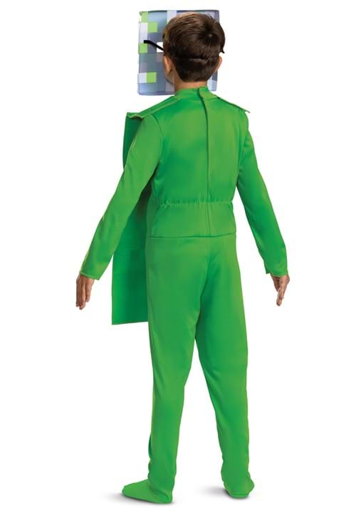 Kid's Minecraft Charged Creeper Classic Jumpsuit Costume - US 5361
