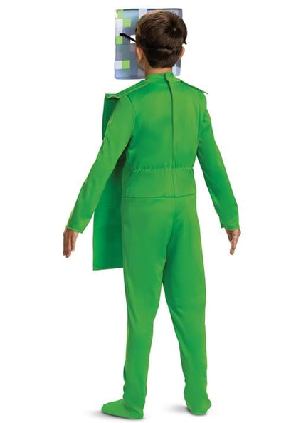 Kid's Minecraft Charged Creeper Classic Jumpsuit Costume - US 5361