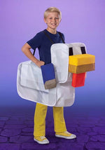 Kid's Classic Minecraft Chicken Jockey Pop Out Ride Costume - US 6497