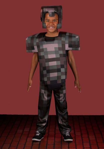 Minecraft Netherite Armor Deluxe Costume for Kids - US 5736