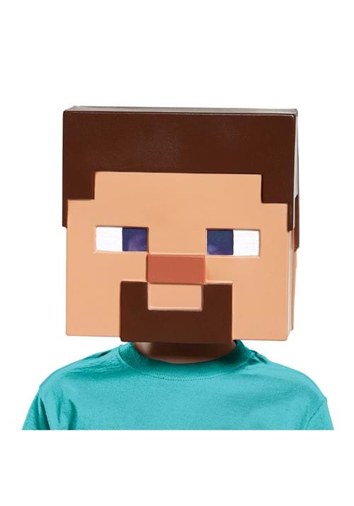 Child Minecraft Steve Vacuform Mask - US 9310