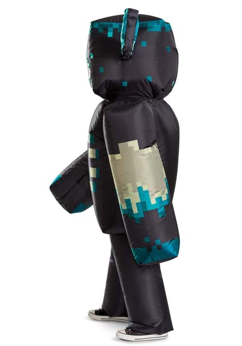 Kid's Minecraft Warden Inflatable Costume - US 4774
