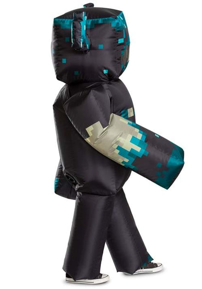 Kid's Minecraft Warden Inflatable Costume - US 4774