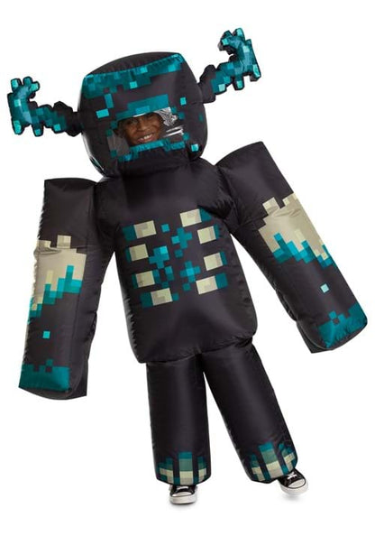 Kid's Minecraft Warden Inflatable Costume - US 4774