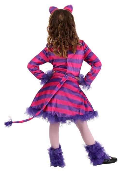 Girl's Mischievous Cheshire Cat Costume - US 5431