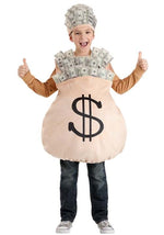 Money Bag Costume for Kids - US 3153