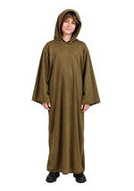 Kid's Monk Olive-Colored Costume Robe - US 0678