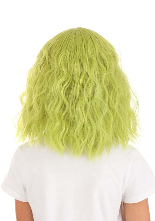 Mossy Green Wavy Wig for Girls - US 7686