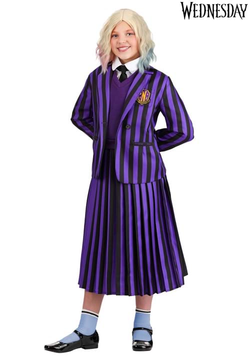 Girl's Deluxe Nevermore Academy Enid Sinclair Wednesday Costume - US 1565