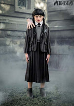 Girl's Deluxe Nevermore Academy Wednesday Costume - US 6402