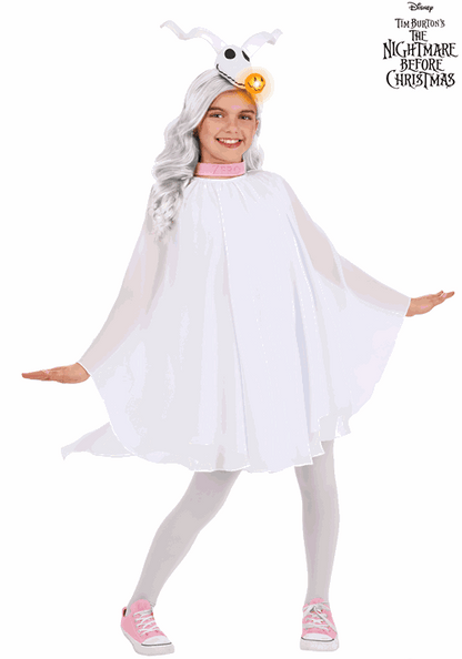 Girl's Disney Nightmare Before Christmas Zero Costume Dress - US 2068