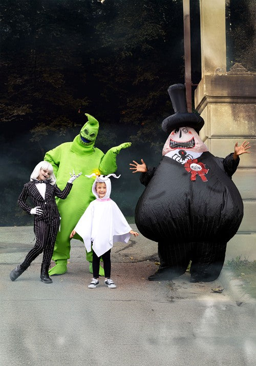 Nightmare Before Christmas Zero Costume Poncho for Kids - US 6141