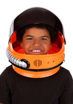 Kid's Orange Astronaut Costume Helmet - US 8098