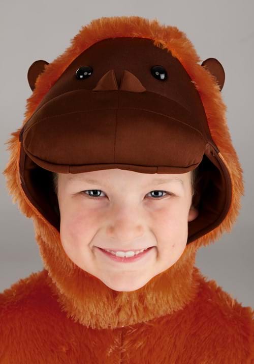 Orange Orangutan Costume for Kids - US 8681