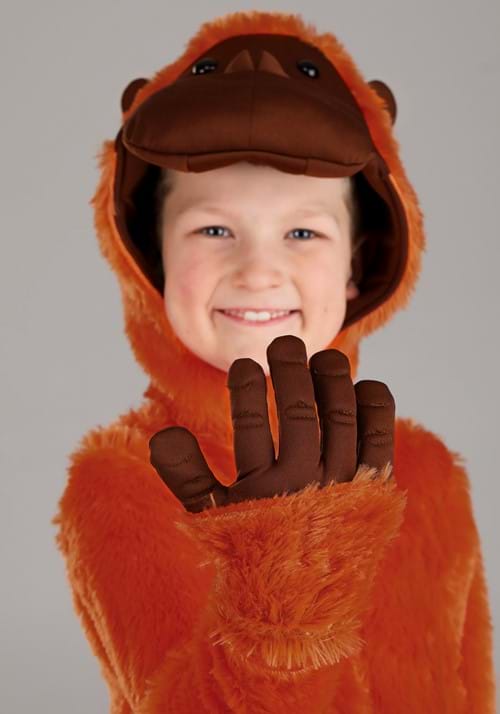 Orange Orangutan Costume for Kids - US 8681