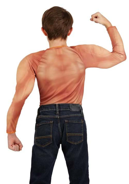 Kid's Padded Muscle Costume Shirt - US 0050