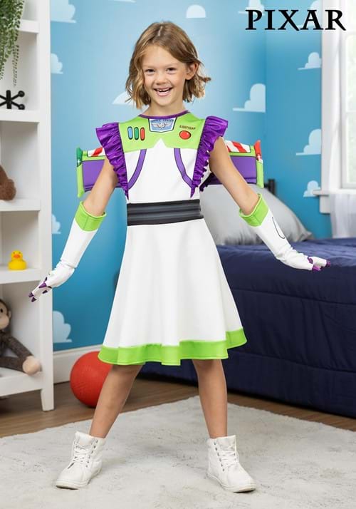 Girl's Pixar Toy Story Buzz Lightyear Costume Dress - US 2024