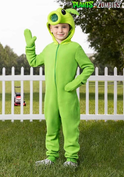 Kid's Plants vs Zombies Peashooter Onesie Costume - US 2439