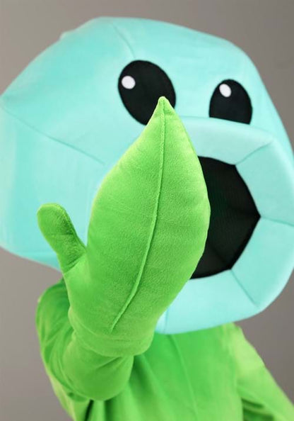 Kid's Plants Vs Zombies Snow Pea Costume Jumpsuit - US 7145
