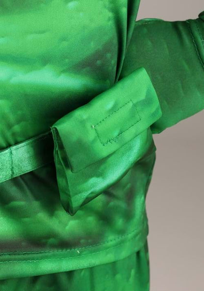 Kid's Plastic Green Army Man Costume - US 3988
