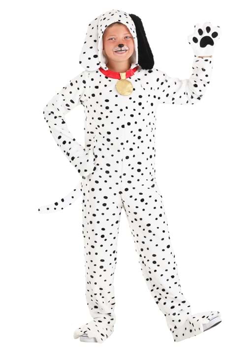 Plush Dalmatian Puppy Jumpsuit for Kids - US 8423