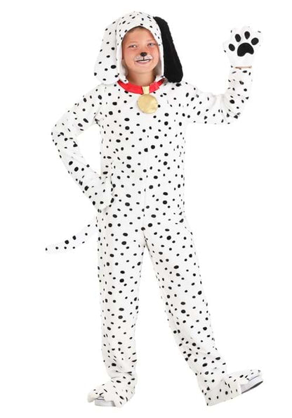 Plush Dalmatian Puppy Jumpsuit for Kids - US 8423