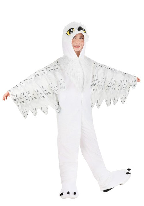 Plush White Owl Costume for Kids - US 5286