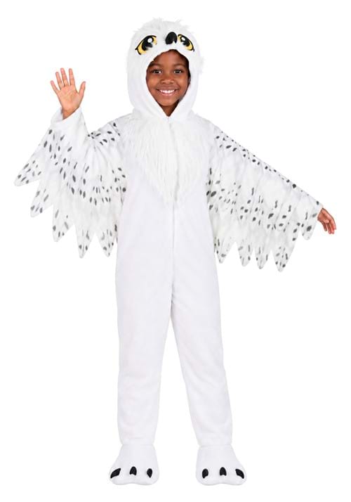 Plush White Owl Costume for Kids - US 5286
