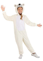 Polar Bear Costume Onesie for Kids - US 6914