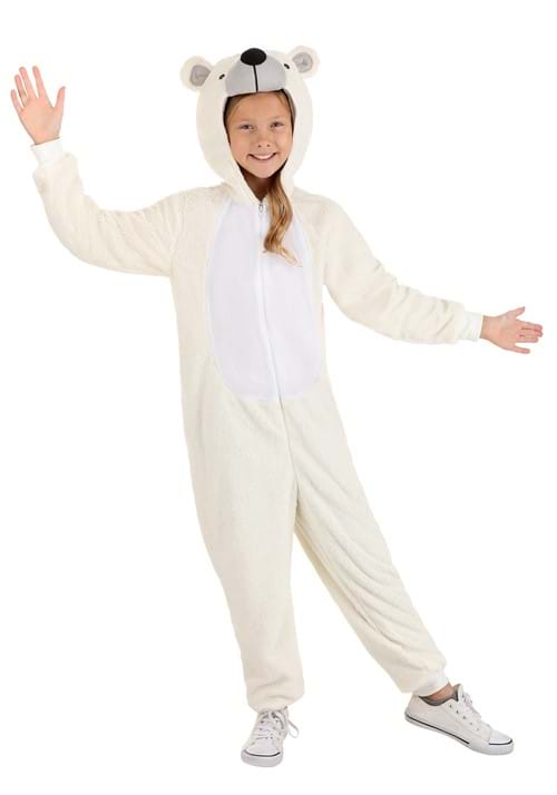 Polar Bear Costume Onesie for Kids - US 6914