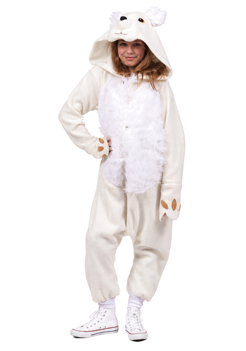 Kid's Polar Bear Union Suit Costume - US 0454