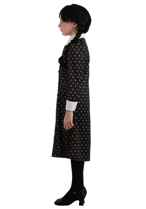 Wednesday Addams Polka Dot Girl's Costume Dress - US 9010