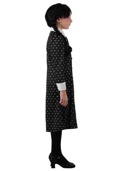 Wednesday Addams Polka Dot Girl's Costume Dress - US 9010