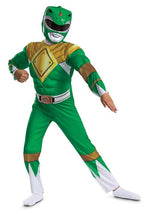 Kid's Power Rangers Classic Green Ranger Costume - US 5530