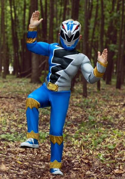 Kid's Power Rangers Dino Fury Blue Ranger Costume - US 5440