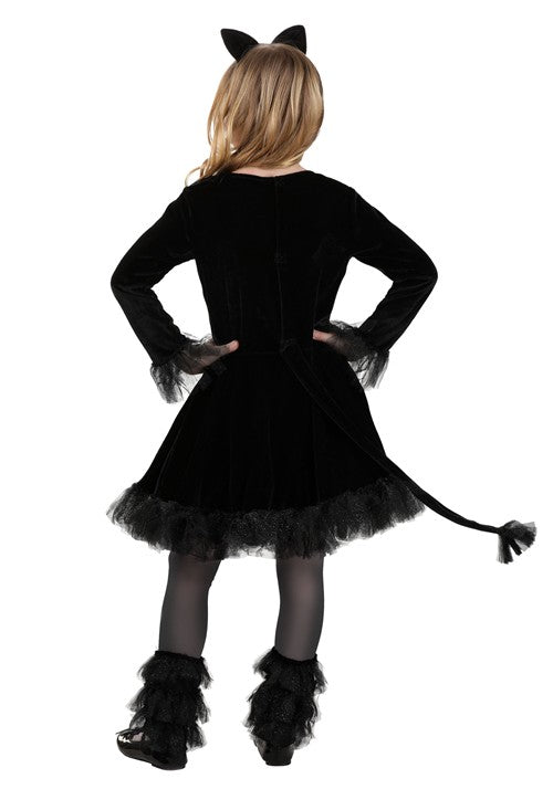 Precious Black Cat Girl's Costume - US 1284