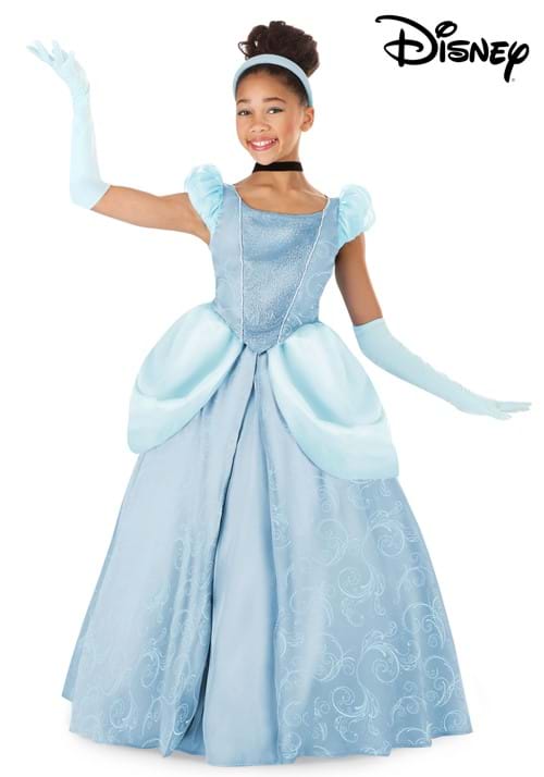 Disney Premium Cinderella Costume Dress for Girls - US 1772