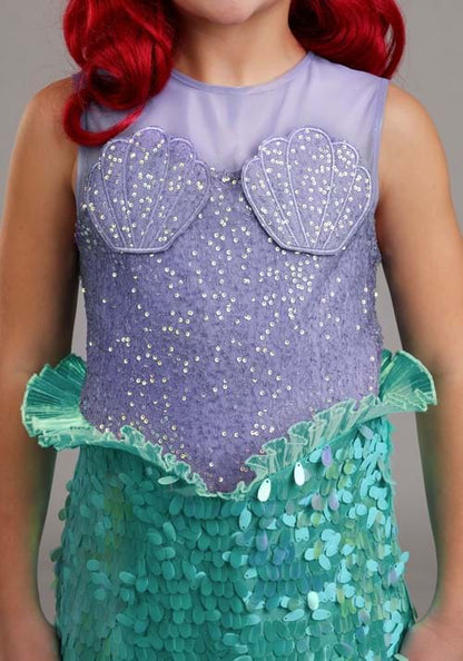 Girl's Premium Disney The Little Mermaid Ariel Costume - US 1303