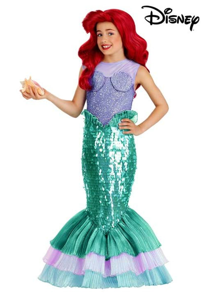 Girl's Premium Disney The Little Mermaid Ariel Costume - US 1303