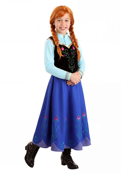 Girl's Premium Disney Frozen Anna Costume - US 1077