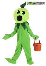 Premium Plants VS Zombies Peashooter Costume for Kids - US 8878