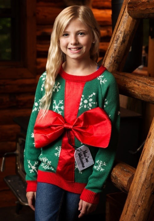 Present Ugly Christmas Kid's Sweater - US 7257