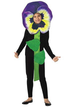 Purple Pansy Costume for Kids - US 8124