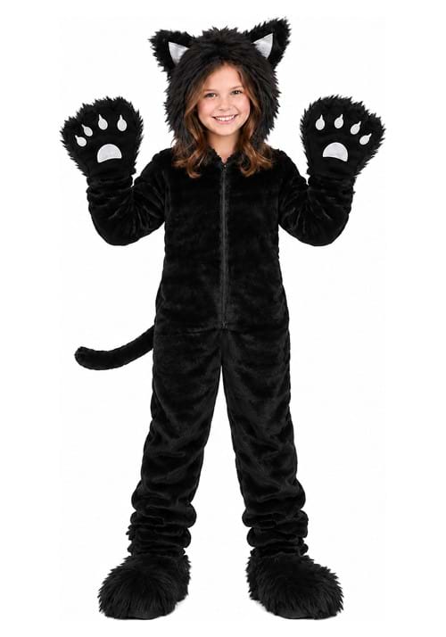 Kid's Purrfect Black Cat Costume - US 5362