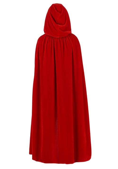 Red Velveteen Cape for Kids - US 4869