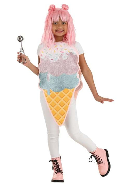 Sandwich Board Ice Cream Costume for Kids - US 7936