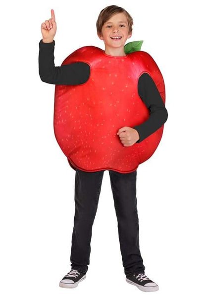 Kid's Sandwich Board Red Apple Costume - US 7575