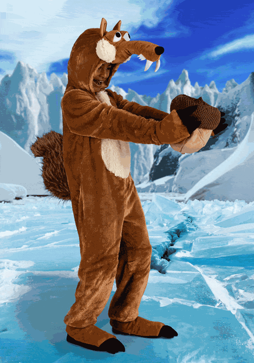 Ice Age Scrat Costume for Kids - US 4815